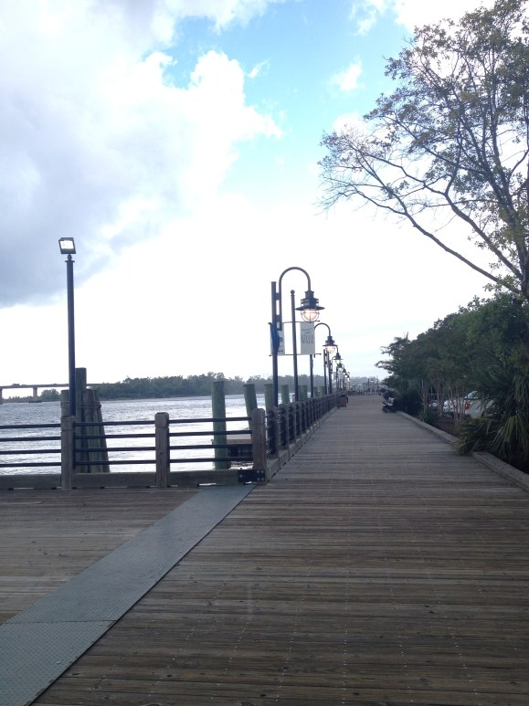 Downtown Wilmington By Cape Fear River, NC