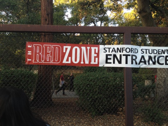 RedZone Student Football Entrance